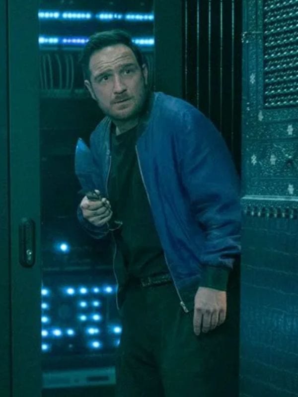 Brick 2025 Frederick Lau Bomber Jacket Blue