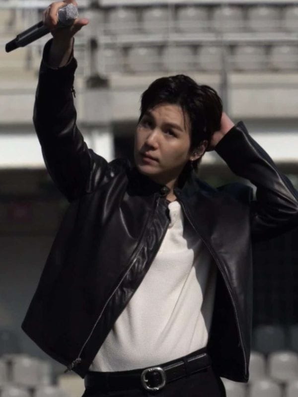 BTS ARIRANG Goyang Day 2 Soundcheck Suga Jacket