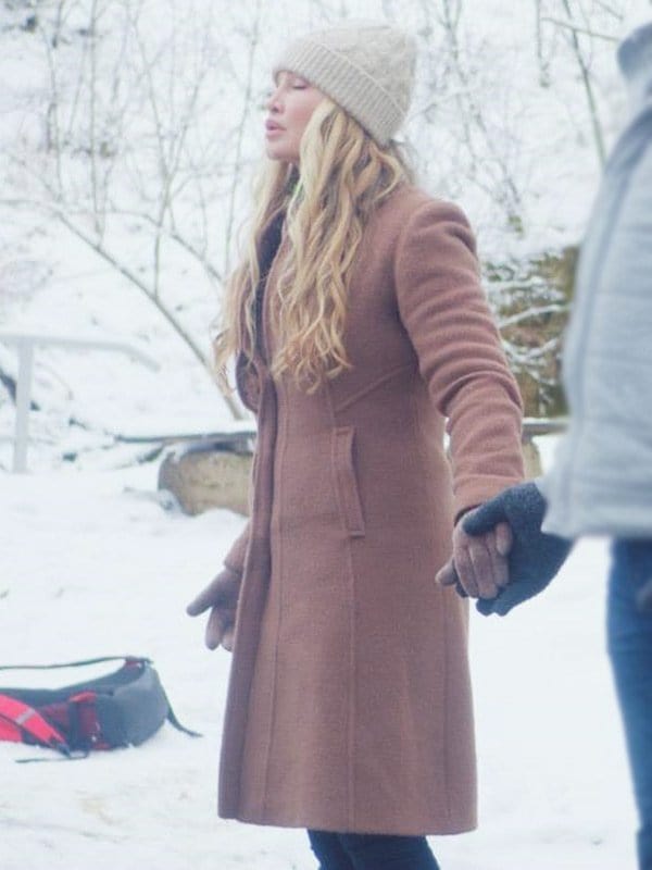 Caprice Bourret A European Christmas 2024 Brown Coat Caprice Bourret A European Christmas 2024 Brown Coat