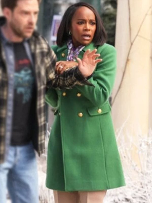 Catherine Grosse Pointe Garden Society S01 Green Coat