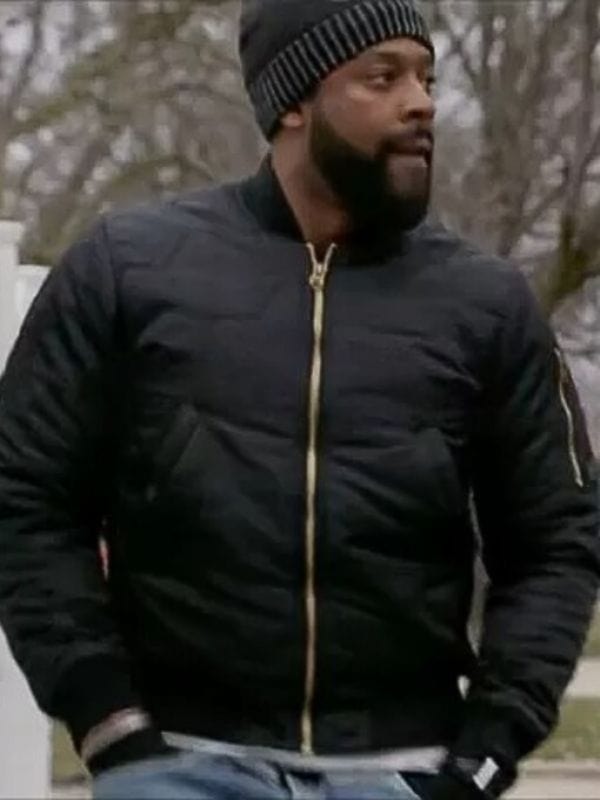 Chicago PD S11 Kevin Atwater Black Bomber Jacket