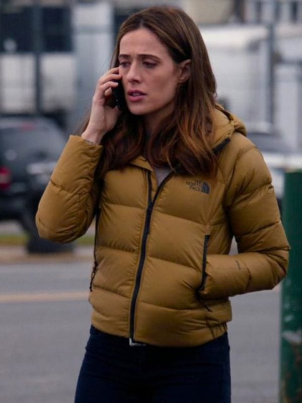 Chicago PD S07 Kim Burgess Puffer Hooded Jacket
