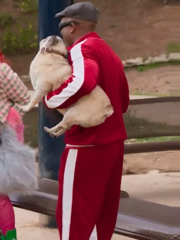 Chris Redd Resurrected Rides Red Tracksuit Chris Redd Resurrected Rides Red Tracksuit