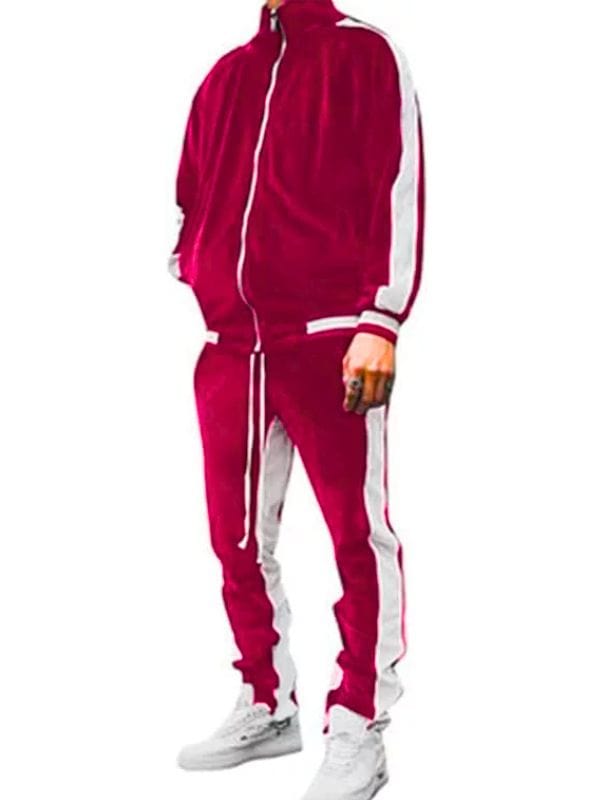 Chris Redd Resurrected Rides Red Tracksuit Chris Redd Resurrected Rides Red Tracksuit