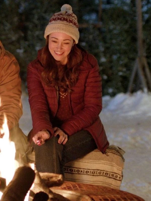Christmas Delivered 2026 Autumn Reeser Maroon Jacket