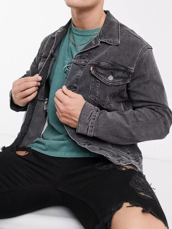 Cobra Kai S06 Kenny Payne Grey Denim Jacket Cobra Kai S06 Kenny Payne Grey Denim Jacket