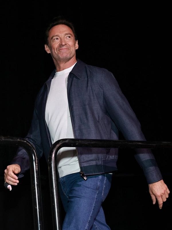 Comic-Con 2024 Hugh Jackman Blue Jacket