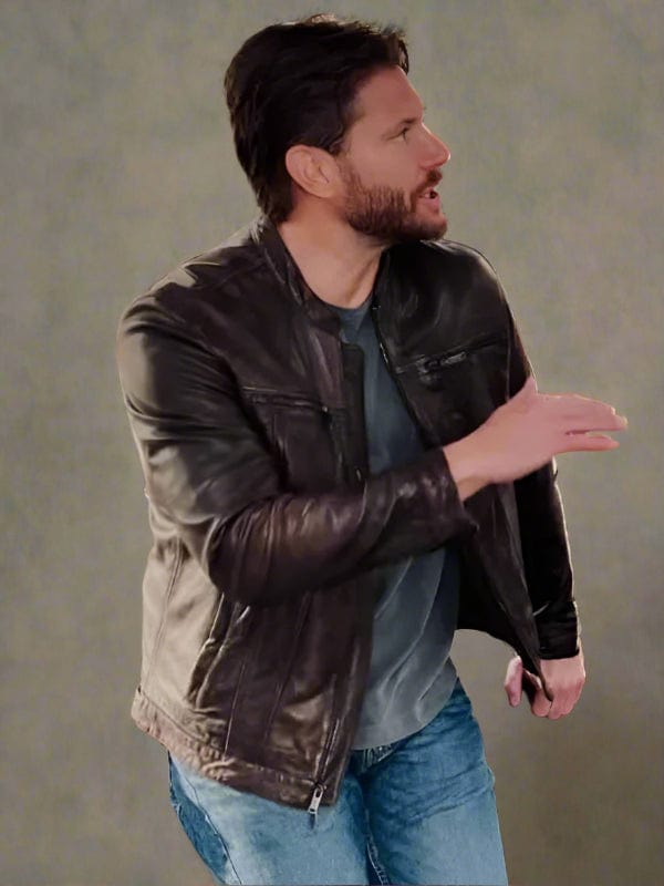 Countdown 2025 Jensen Ackles Leather Jacket