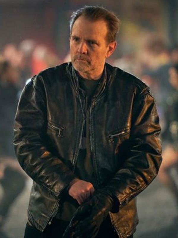 Curfew Roadkill Jim Leather Jacket Michael Biehn Curfew Roadkill Jim Leather Jacket