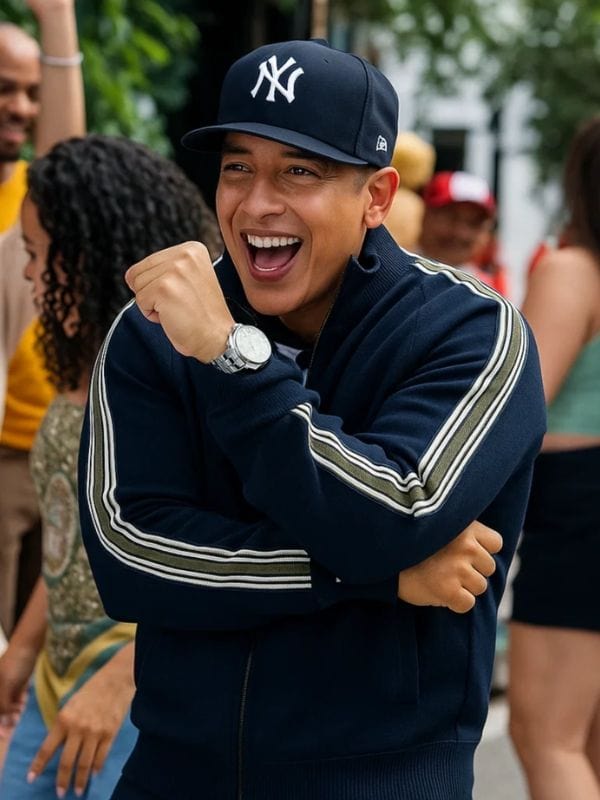 Daddy Yankee Sonriele Blue Track Jacket - Shop Now