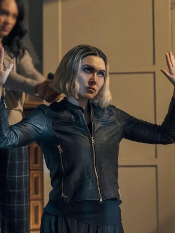 Daniella Pineda The Accountant 2 Black Leather Jacket