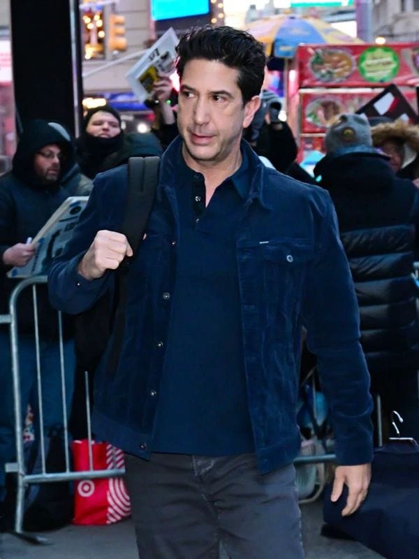 David Schwimmer Good Morning America Show Jacket Blue