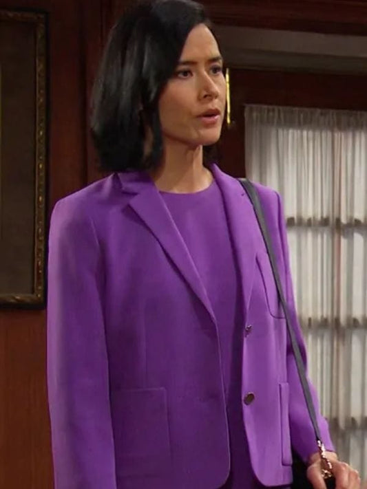 Days Of Our Lives Shi Ne Nielson Purple Blazer