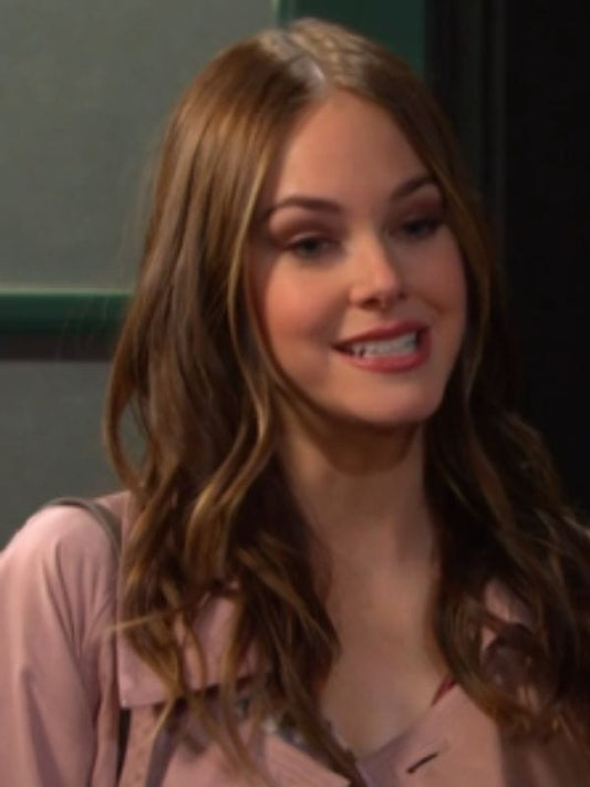 Days Of Our Lives Stephanie Johnson Pink Coat