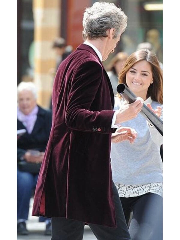 Peter Capaldi Doctor Who 12th Doctor Maroon Coat