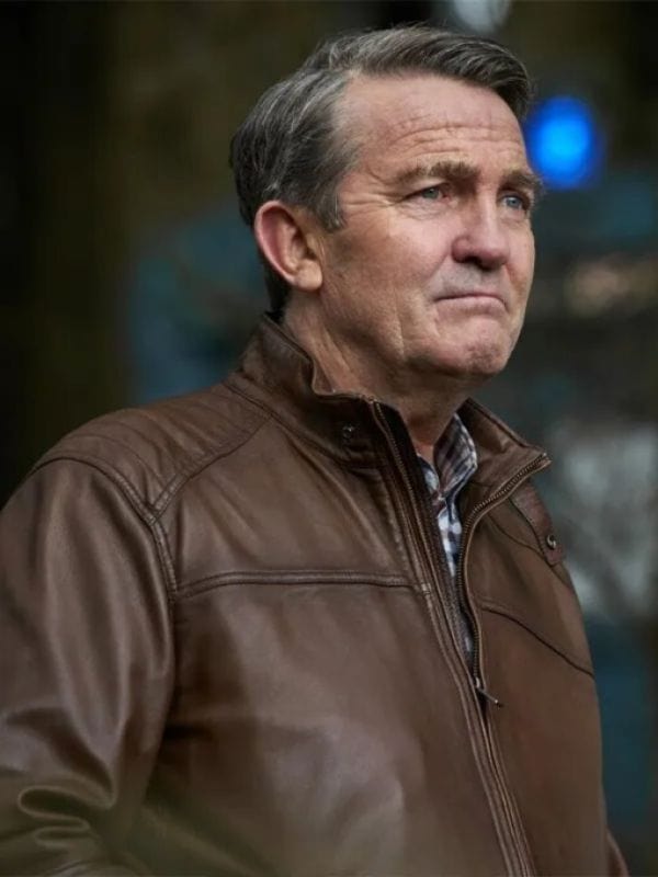 Doctor Who Graham O'Brien Brown Leather Jacket