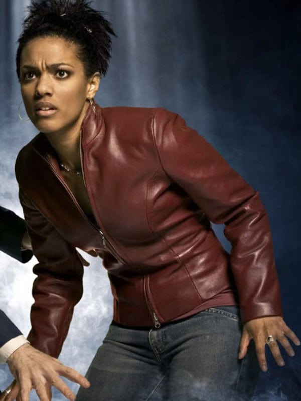 Freema Agyeman Doctor Who Martha Jones Leather Jacket