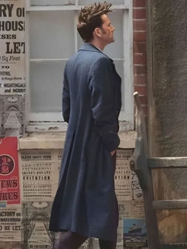 Doctor Who The Doctor Blue Trench Coat Doctor Who The Doctor Blue Trench Coat