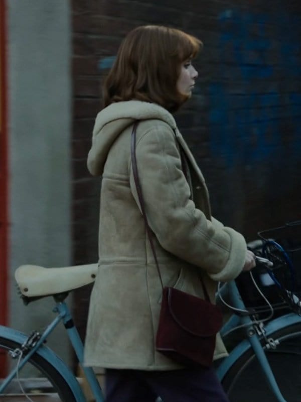 Dolours Price Say Nothing S01 Shearling Hooded Jacket Dolours Price Say Nothing S01 Shearling Hooded Jacket