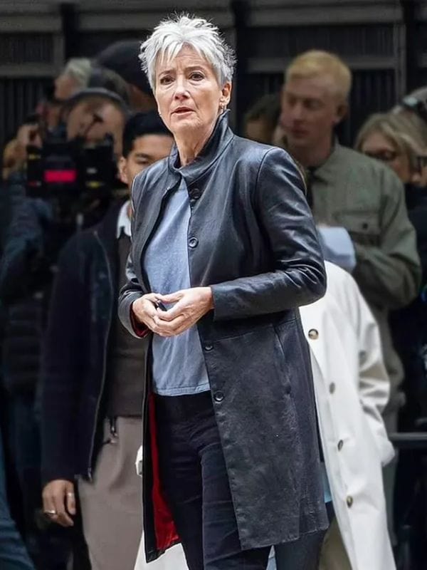 Down Cemetery Road Emma Thompson Black Coat