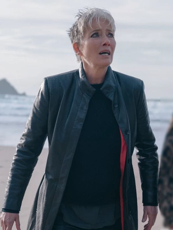 Down Cemetery Road Emma Thompson Black Coat