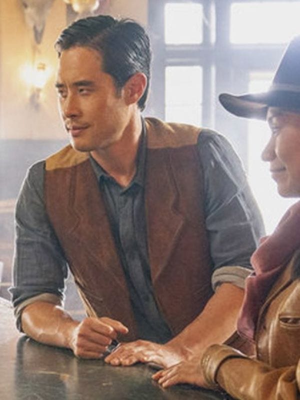 Dr. Ben Song Quantum Leap Brown Suede Vest