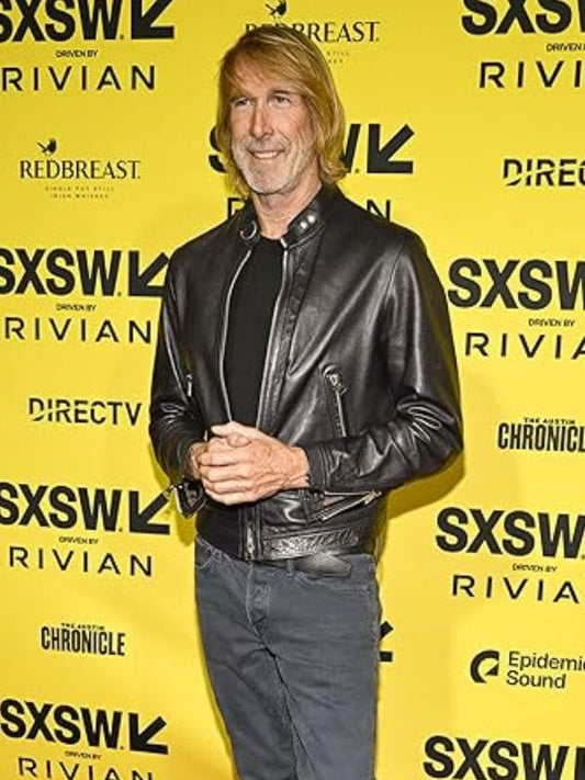Drop 2025 Michael Bay Leather Jacket