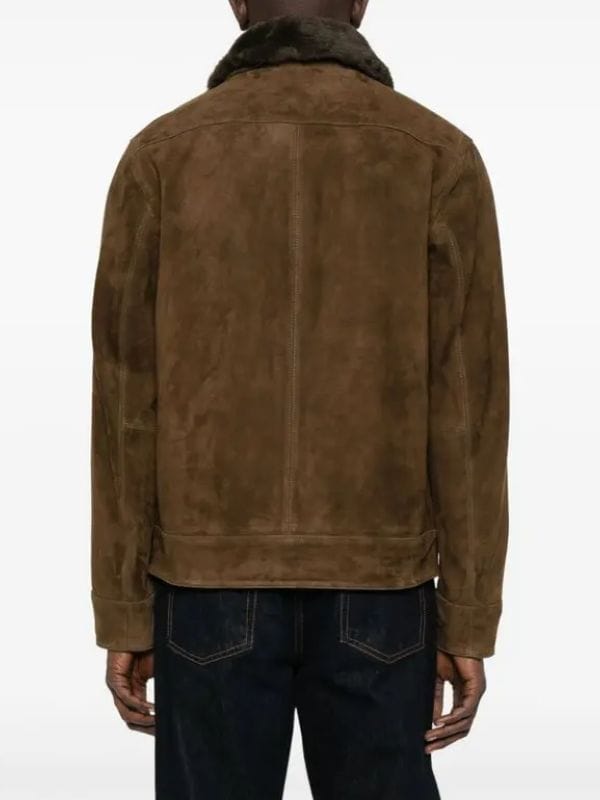 Elsbeth Charles Wallace Brown Suede Jacket