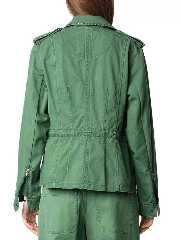 Elsbeth S03 Lindsay Nicole Chambers Green Jacket
