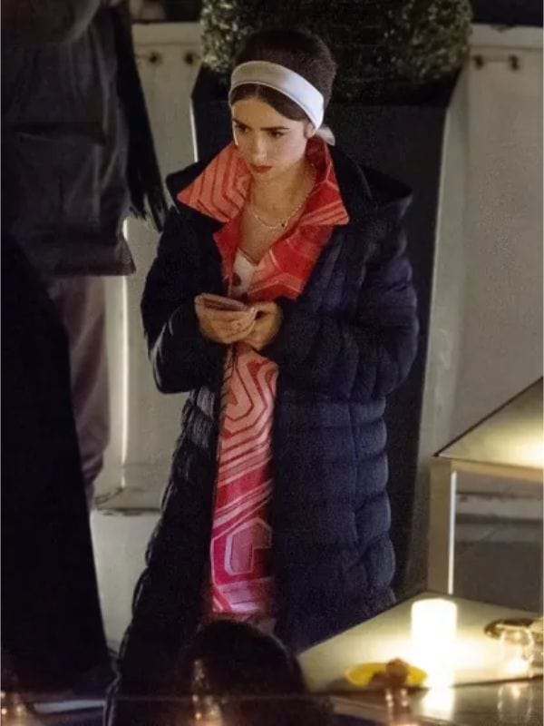 Emily Cooper Emily In Paris S02 Lily Collins Puffer Coat