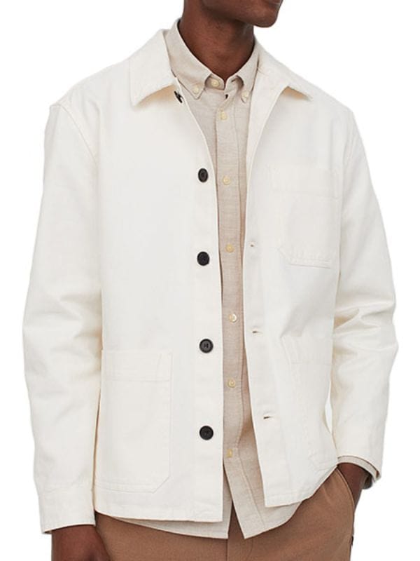 Gabriel Emily In Paris S03 Lucas Bravo White Jacket