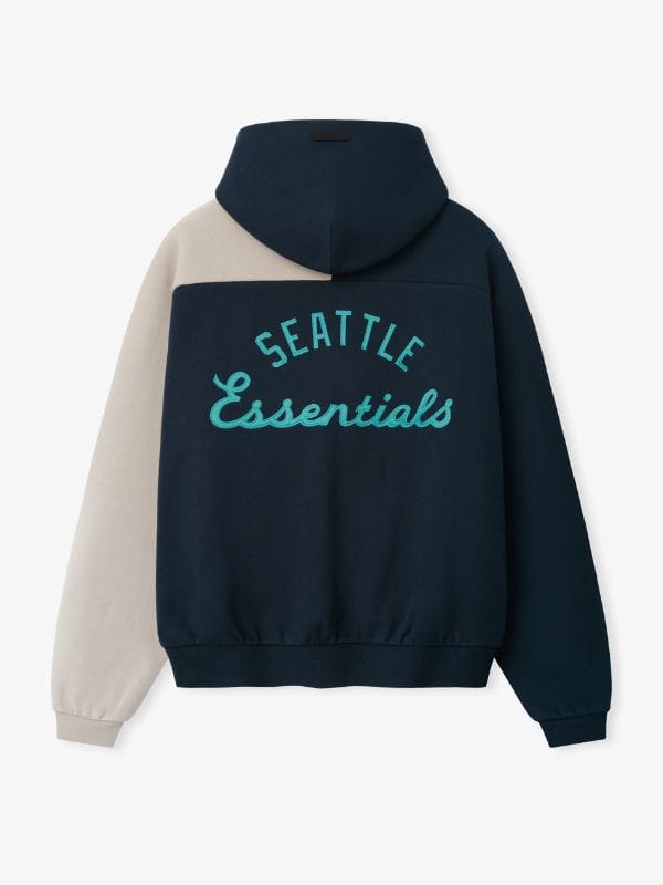 Essentials Mariners Raglan Half Zip Sport Hoodie