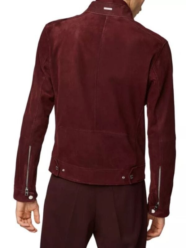 Evil S04 David Acosta Red Suede Jacket