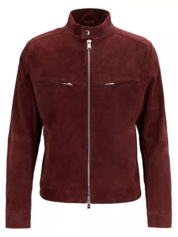 Evil S04 David Acosta Red Suede Jacket