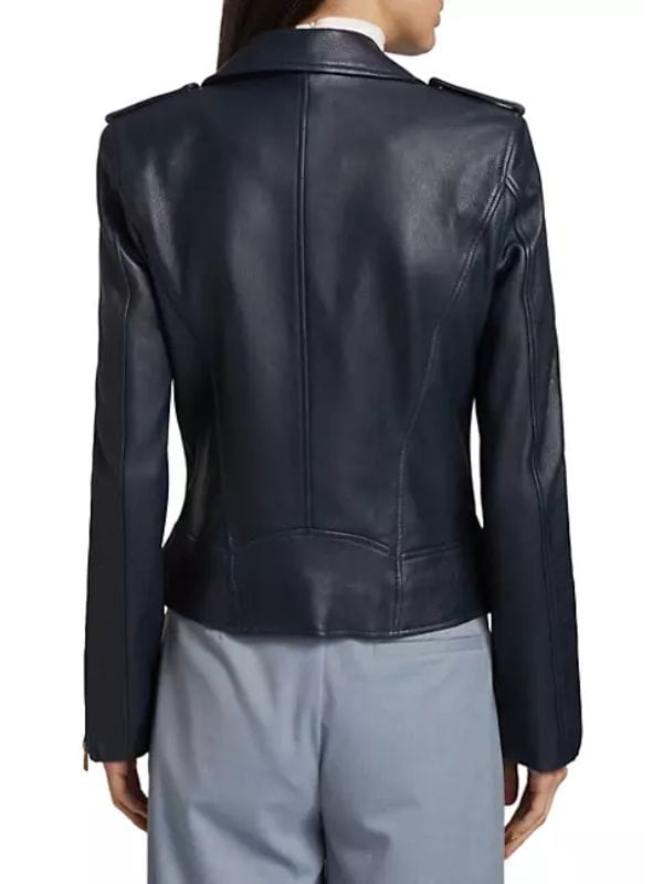 FBI Most Wanted S05 Hana Gibson Blue Leather Jacket