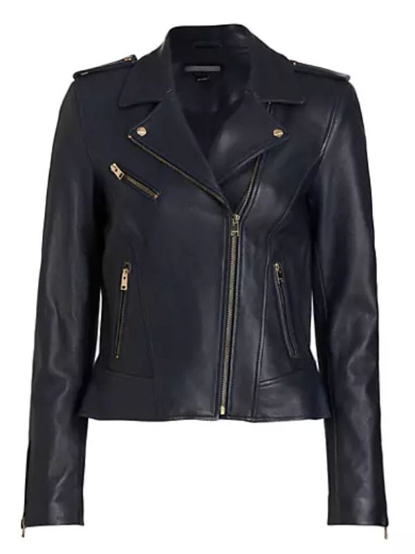 FBI Most Wanted S05 Hana Gibson Blue Leather Jacket