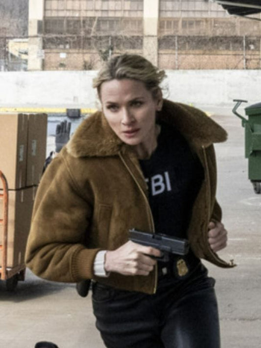 FBI Most Wanted S05 Nina Chase Shearling Cropped Jacket