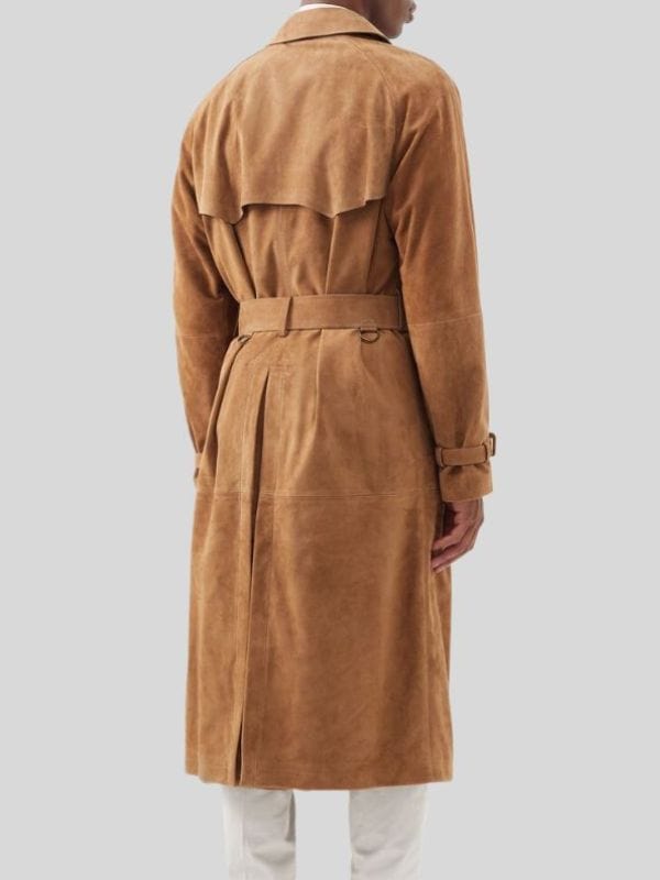 FBI Most Wanted S05 Nina Chase Suede Trench Coat
