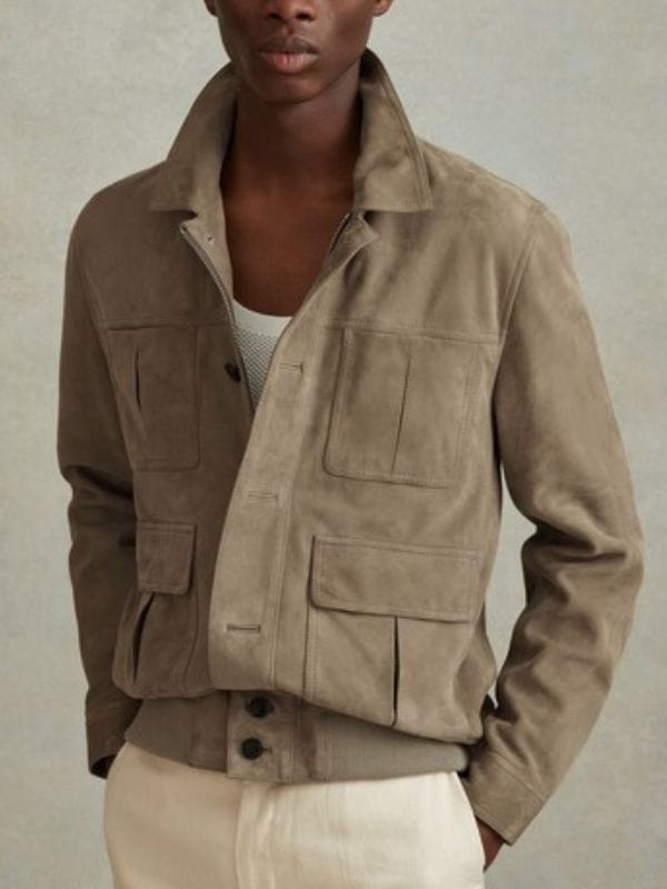 FBI Most Wanted S05 Ray Cannon Beige Suede Jacket