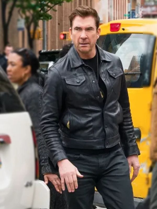 FBI Most Wanted S06 Dylan McDermott Black Leather Jacket