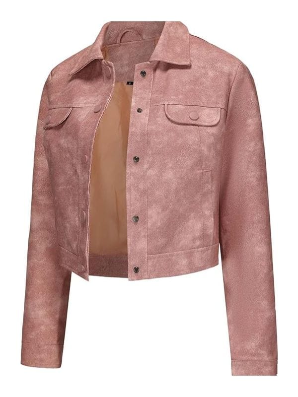 FBI Most Wanted S06 Hana Gibson Pink Suede Jacket