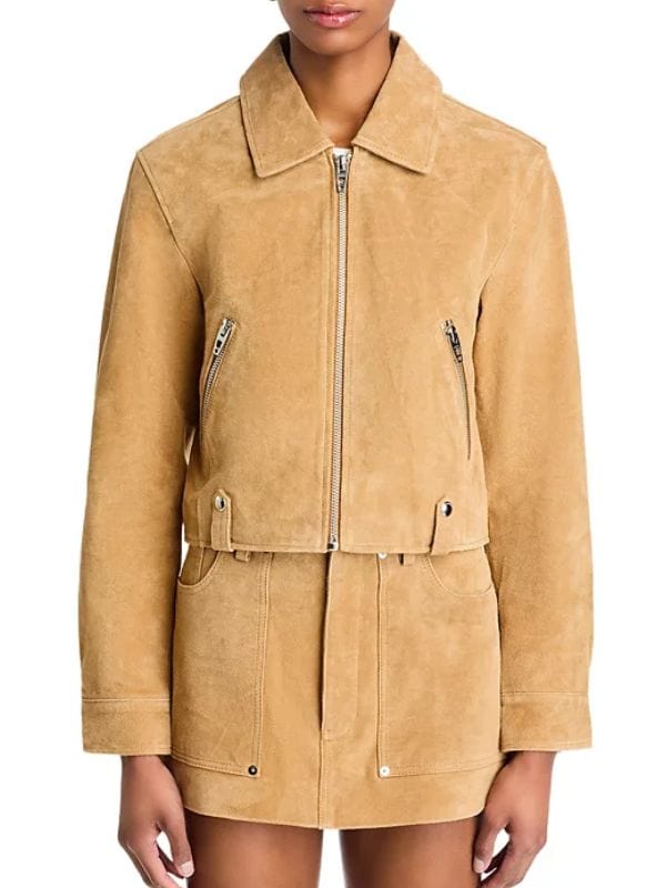 FBI Most Wanted S06 Sheryll Barnes Brown Suede Jacket
