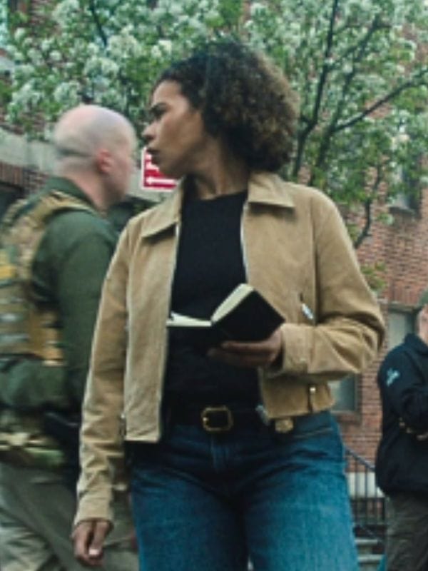 FBI Most Wanted S06 Sheryll Barnes Brown Suede Jacket