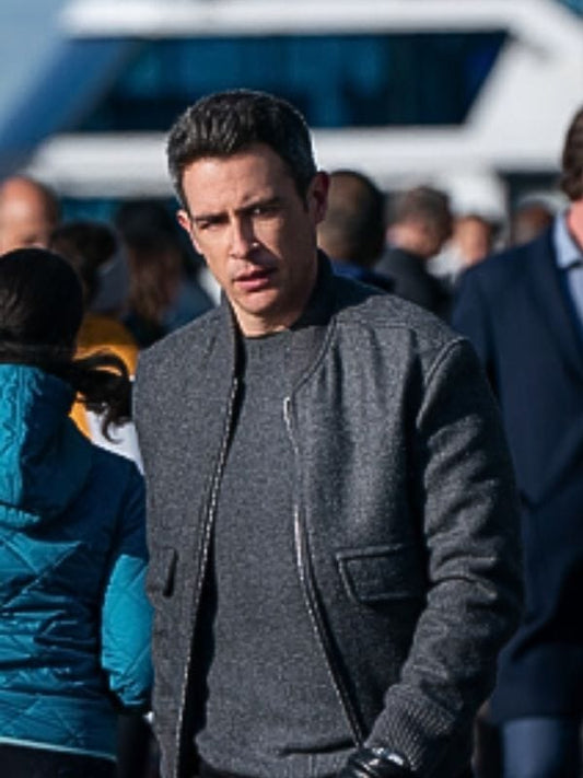 FBI S07 John Boyd Grey Bomber Jacket