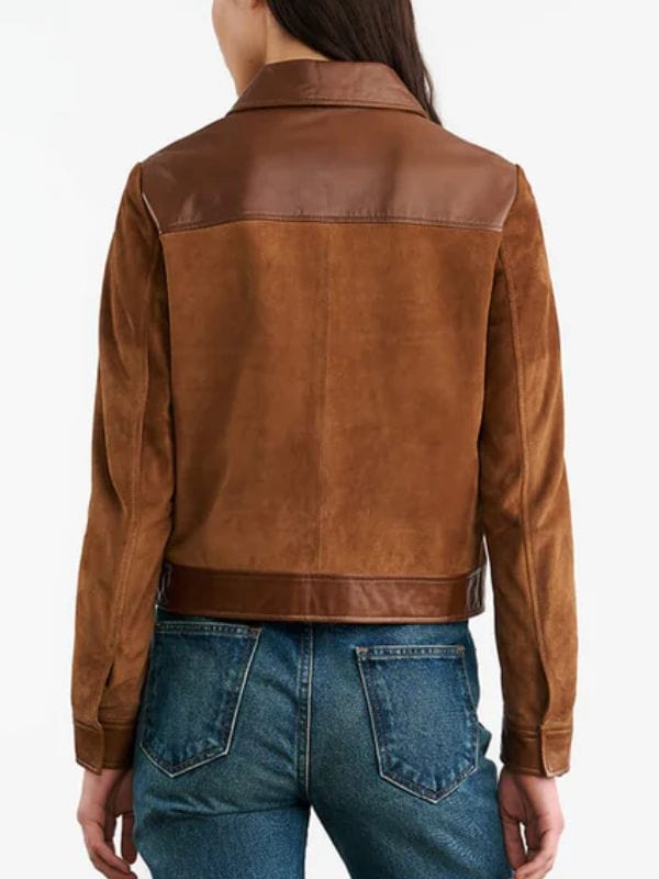 FBI S07 Missy Peregrym Brown Suede Jacket