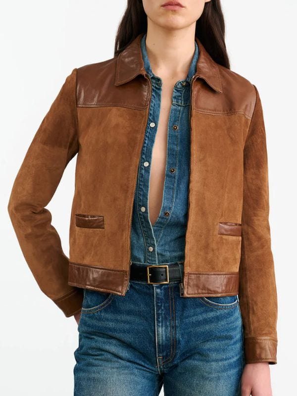 FBI S07 Missy Peregrym Brown Suede Jacket