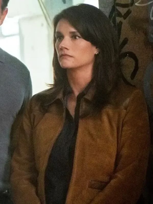 FBI S07 Missy Peregrym Brown Suede Jacket