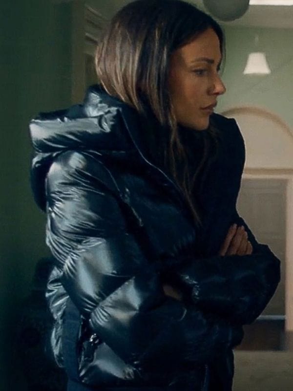 Fool Me Once Maya Stern Black Puffer Jacket