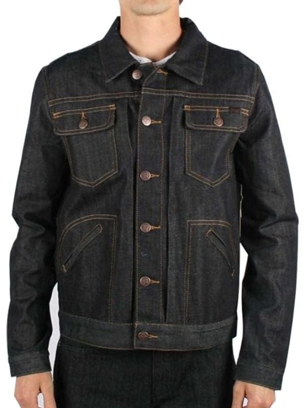 Found S02 Dhan Rana Black Denim Jacket