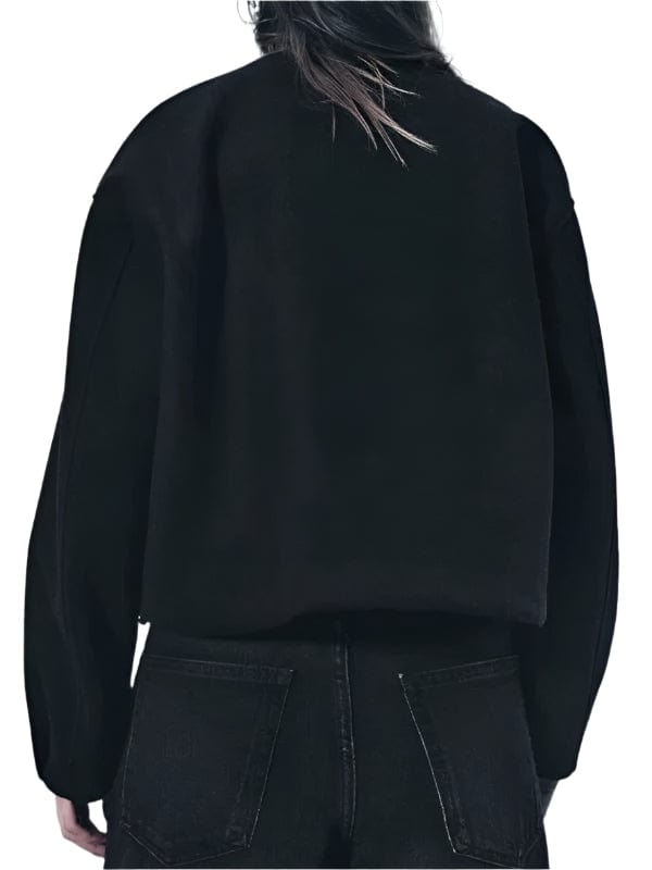 Found S02 Gabrielle Walsh Bomber Jacket Black